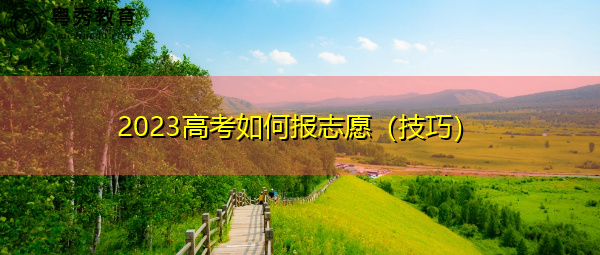 2023高考如何报志愿（技巧）