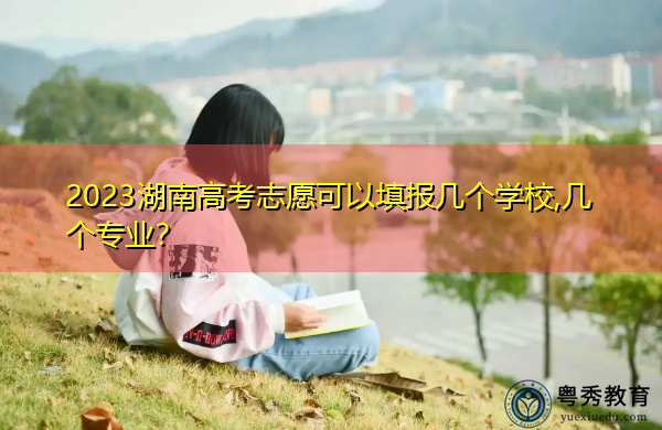 2023湖南高考志愿可以填报几个学校,几个专业? 2023湖南高考志愿可以填报几个学校,几个专业?