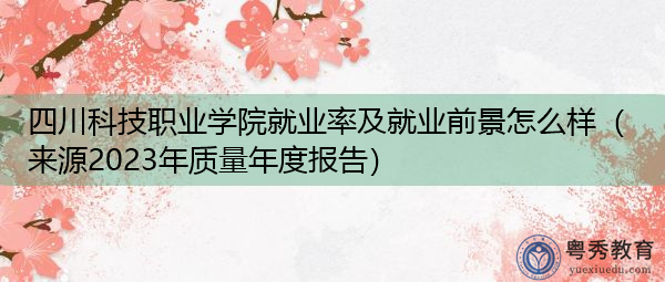 四川科技职业学院就业率及就业前景怎么样(来源2023年质量年度报告) 四川科技职业学院就业率及就业前景怎么样(来源2023年质量年度报告)
