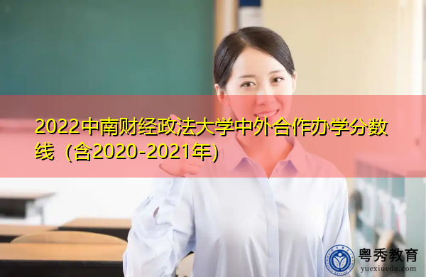 2022中南财经政法大学中外合作办学分数线（含2020-2021年）