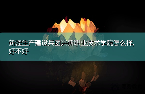 新疆生产建设兵团兴新职业技术学院怎么样,好不好 新疆生产建设兵团兴新职业技术学院怎么样,好不好