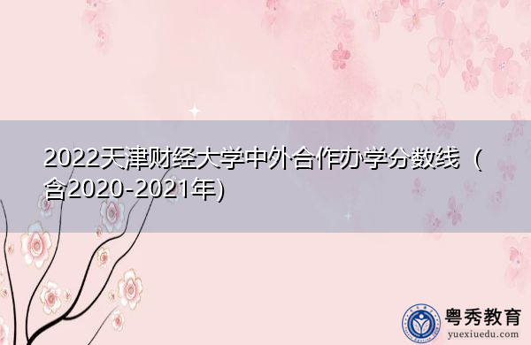 2022天津财经大学中外合作办学分数线(含2020-2021年) 2022天津财经大学中外合作办学分数线(含2020-2021年)