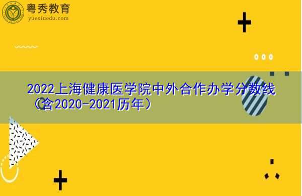 2022上海健康医学院中外合作办学分数线(含2020-2021历年) 2022上海健康医学院中外合作办学分数线(含2020-2021历年)