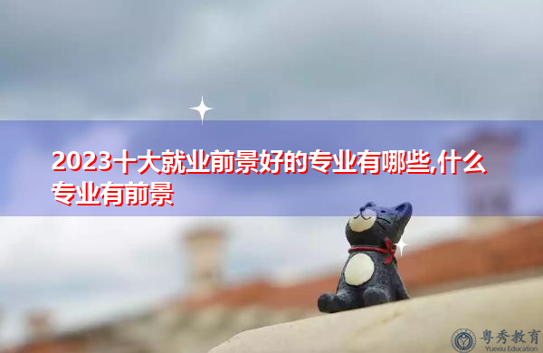 2023十大就业前景好的专业有哪些,什么专业有前景 2023十大就业前景好的专业有哪些,什么专业有前景