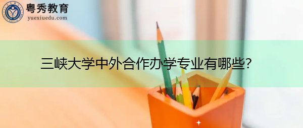 三峡大学中外合作办学专业有哪些？