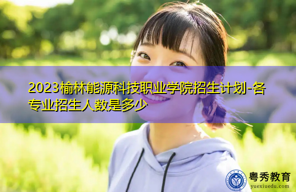 2023榆林能源科技职业学院招生计划-各专业招生人数是多少