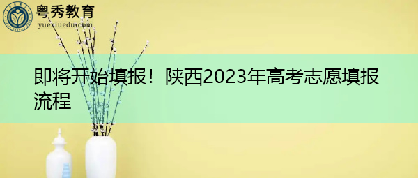 即将开始填报!陕西2023年高考志愿填报流程 即将开始填报!陕西2023年高考志愿填报流程