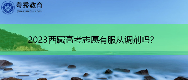 2023西藏高考志愿有服从调剂吗？