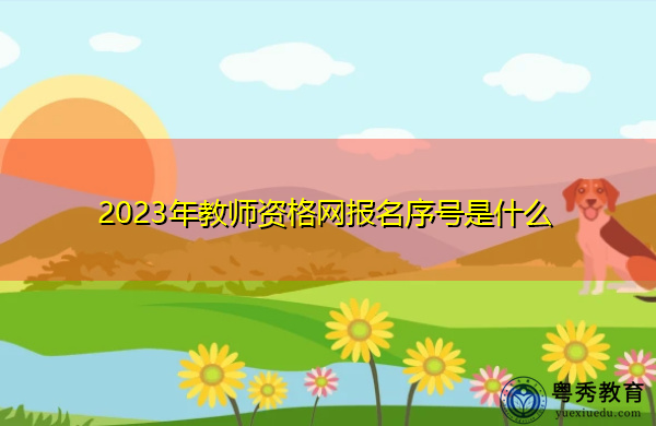 2023年教师资格网报名序号是什么 2023年教师资格网报名序号是什么
