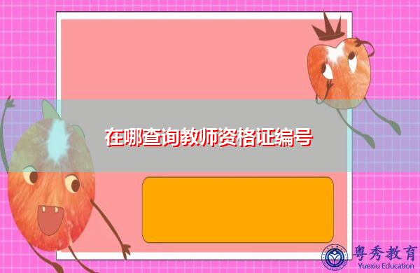 在哪查询教师资格证编号 在哪查询教师资格证编号