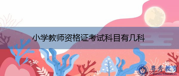 小学教师资格证考试科目有几科