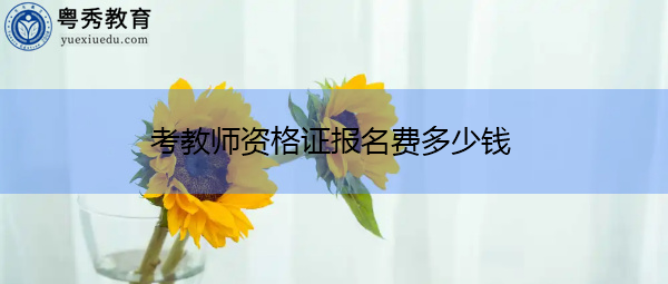 考教师资格证报名费多少钱 考教师资格证报名费多少钱