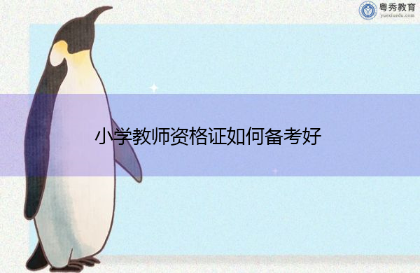 小学教师资格证如何备考好 小学教师资格证如何备考好
