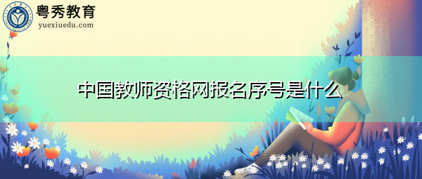 中国教师资格网报名序号是什么 中国教师资格网报名序号是什么