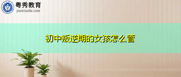 初中叛逆期的女孩怎么管 初中叛逆期的女孩怎么管