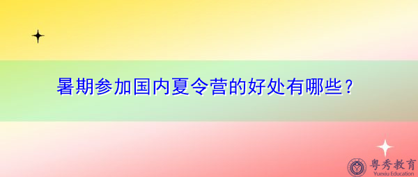 暑期参加国内夏令营的好处有哪些? 暑期参加国内夏令营的好处有哪些?