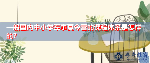 一般国内中小学军事夏令营的课程体系是怎样的? 一般国内中小学军事夏令营的课程体系是怎样的?