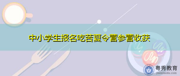 中小学生报名吃苦夏令营参营收获 中小学生报名吃苦夏令营参营收获