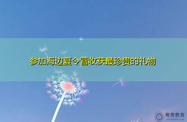 参加海边夏令营收获最珍贵的礼物