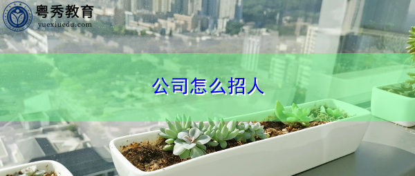 公司怎么招人 公司怎么招人