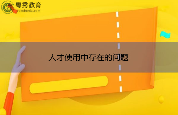 人才使用中存在的问题