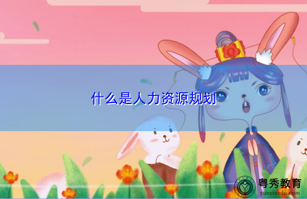 什么是人力资源规划 什么是人力资源规划