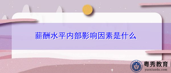 薪酬水平内部影响因素是什么 薪酬水平内部影响因素是什么