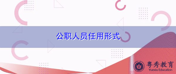 公职人员任用形式 公职人员任用形式