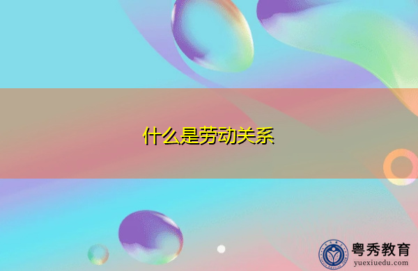什么是劳动关系 什么是劳动关系
