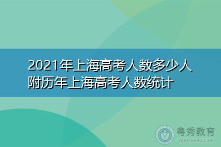 2021年上海高考人数多少人(附历年上海高考人数统计)