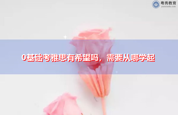 0基础考雅思有希望吗,需要从哪学起 0基础考雅思有希望吗,需要从哪学起