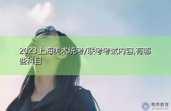 2023上海美术统考/联考考试内容,有哪些科目 2023上海美术统考/联考考试内容,有哪些科目