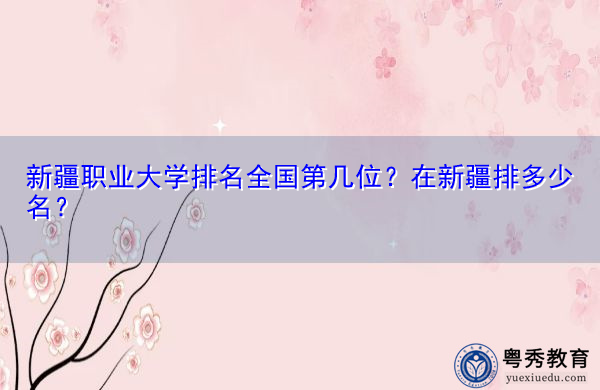 新疆职业大学排名全国第几位？在新疆排多少名？