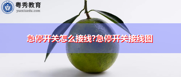 急停开关怎么接线?急停开关接线图
