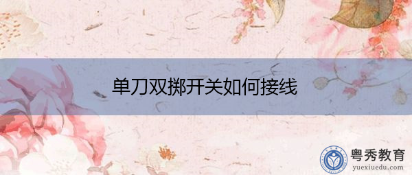 单刀双掷开关如何接线