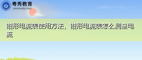 钳形电流表使用方法,钳形电流表怎么测量电流 钳形电流表使用方法,钳形电流表怎么测量电流