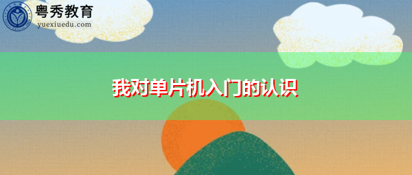 我对单片机入门的认识 我对单片机入门的认识