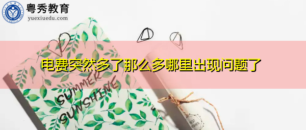 电费突然多了那么多哪里出现问题了 电费突然多了那么多哪里出现问题了