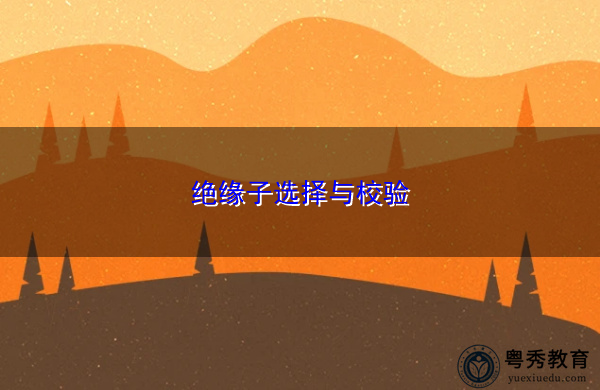 绝缘子选择与校验 绝缘子选择与校验