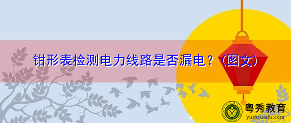 钳形表检测电力线路是否漏电?(图文) 钳形表检测电力线路是否漏电?(图文)