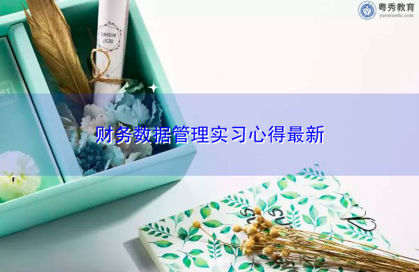 财务数据管理实习心得最新 财务数据管理实习心得最新
