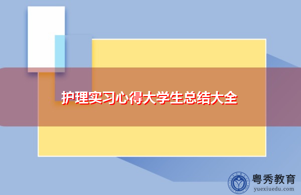 护理实习心得大学生总结大全 护理实习心得大学生总结大全