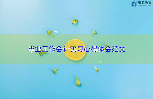 毕业工作会计实习心得体会范文 毕业工作会计实习心得体会范文