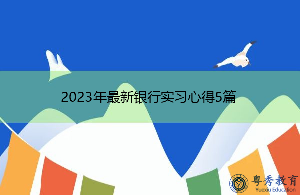 2023年最新银行实习心得5篇