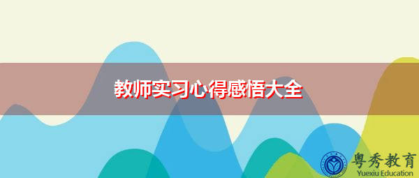 教师实习心得感悟大全