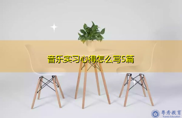 音乐实习心得怎么写5篇 音乐实习心得怎么写5篇