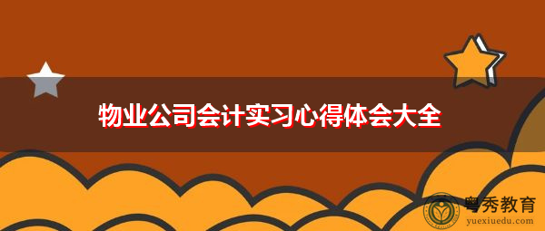物业公司会计实习心得体会大全
