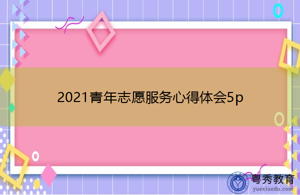 2021青年志愿服务心得体会5p