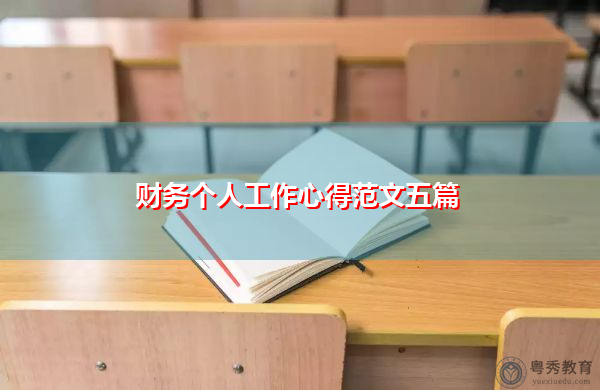 财务个人工作心得范文五篇