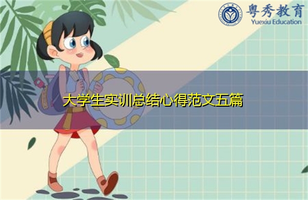 大学生实训总结心得范文五篇